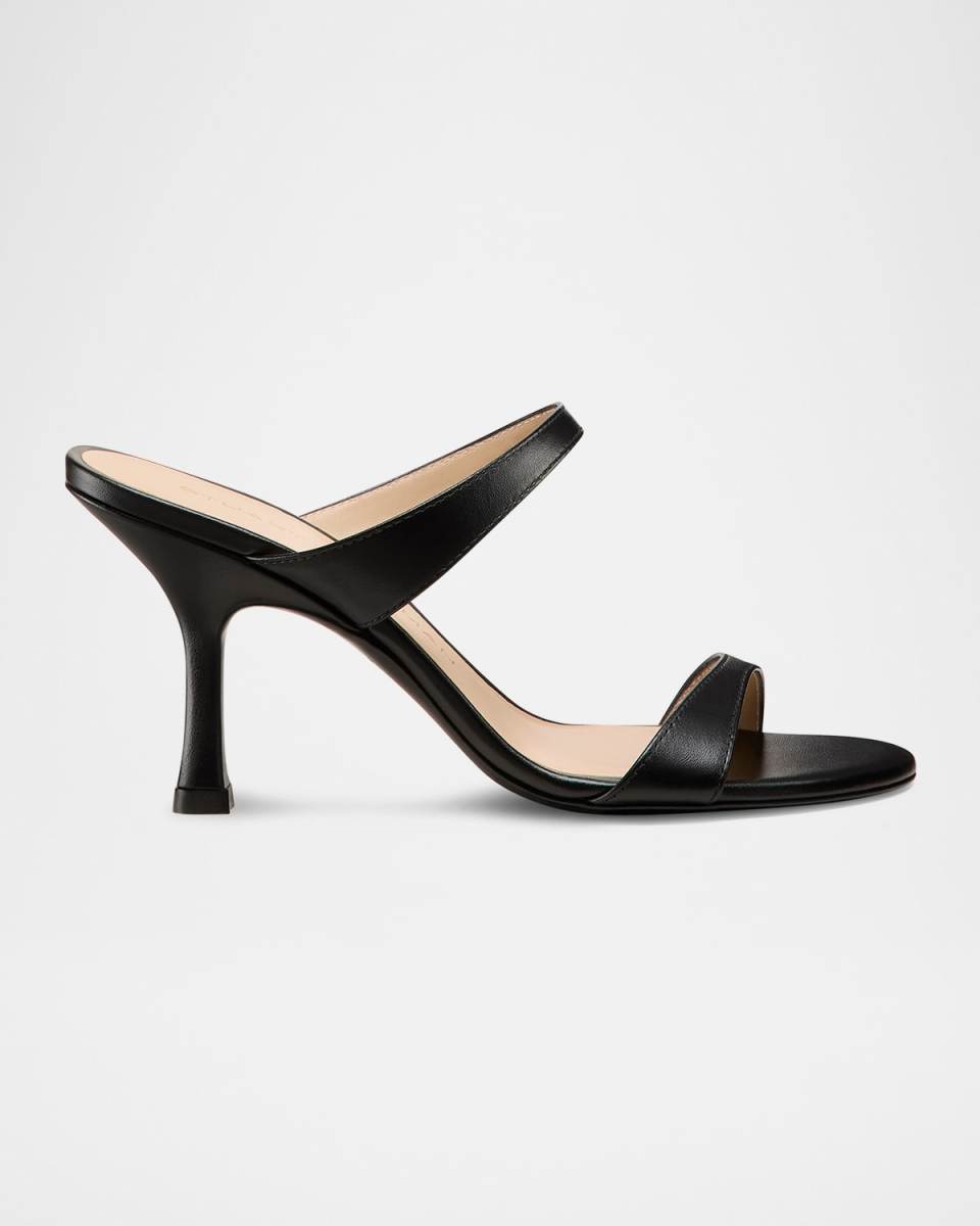 Nudist Leather Slide Sandals